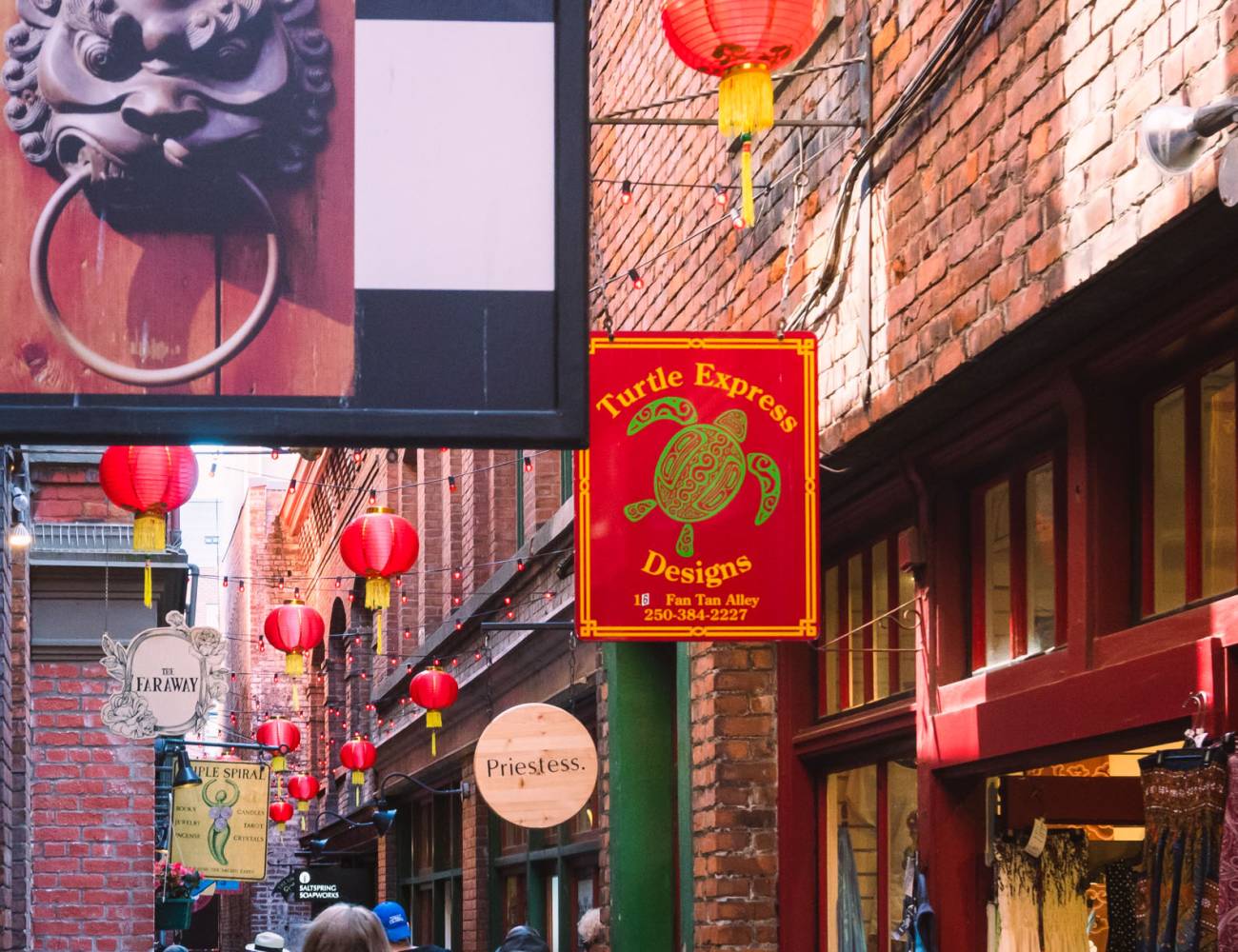 Fan Tan Alley in Victoria, BC